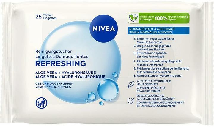 NIVEA Erfrischende Reinigungstücher (Facial cleansing wipes)