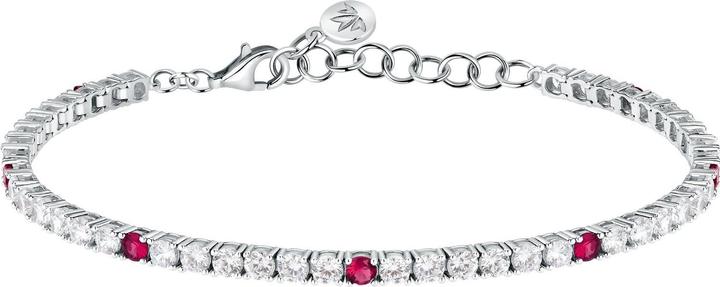 Morellato Elegant silver bracelet with zircons Tesori SAIW139