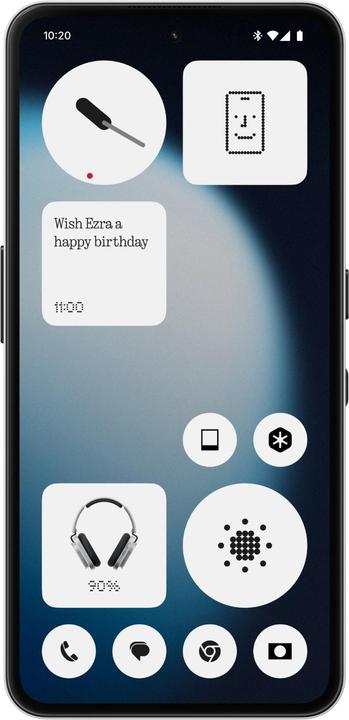 Actual product image Nothing Phone (3a) Lite (128 GB, Weiss, 6.67", 50 MP, 5G (128 GB, White, White, 6.77", Dual SIM, 5G)