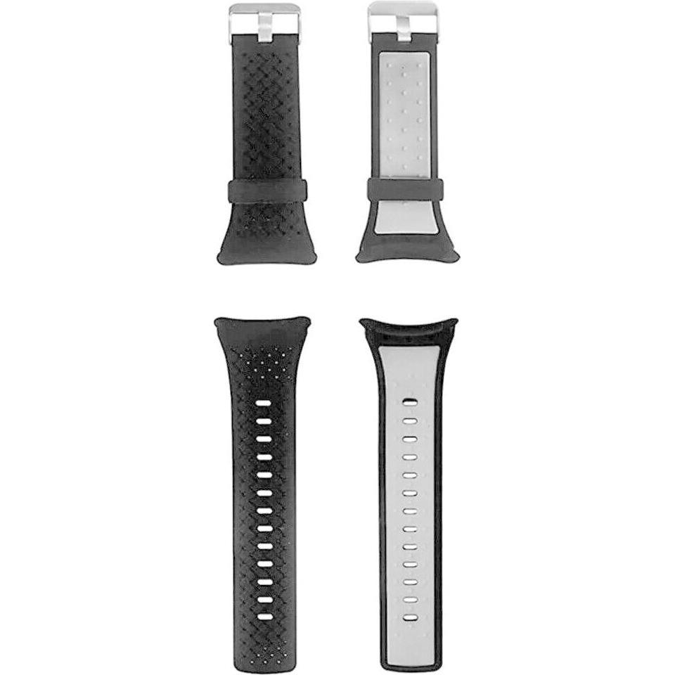 Thumbnail - Strap-it Sportarmband (Silikon, Core), Uhrenarmband, Schwarz, Grau