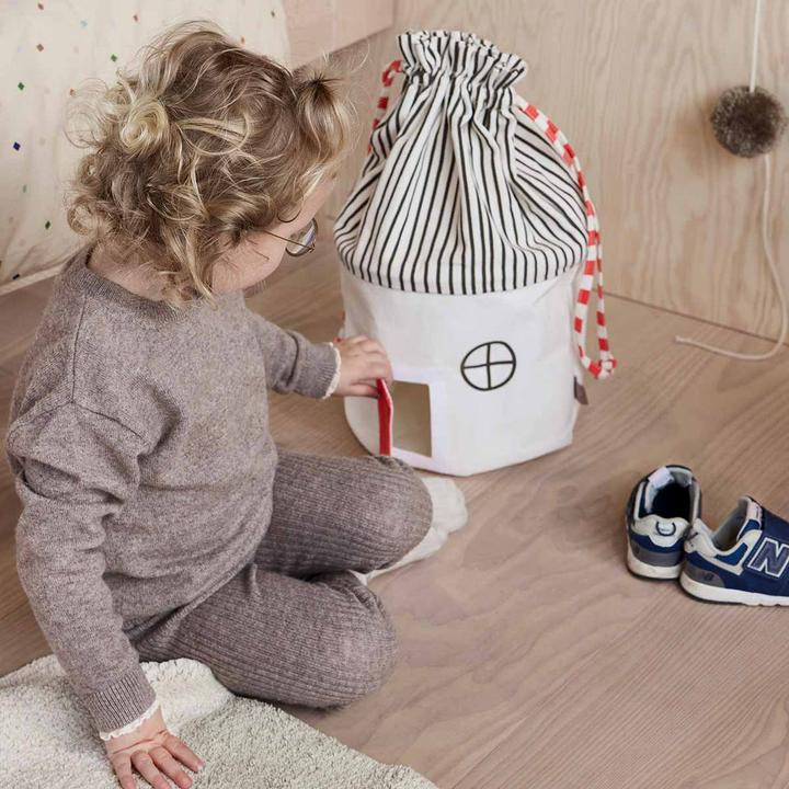 Immagine prodotto OYOY Mini Cestino per giocattoli Koya Small Cherry Red