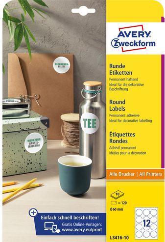Productafbeelding Avery Ronde etiketten