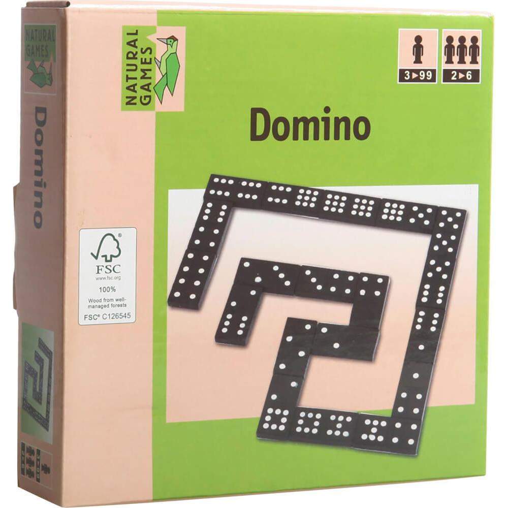 Thumbnail - Natural games Domino (55 Steine) (Deutsch)