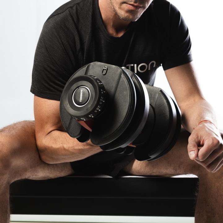 Actual product image Swip Adjustable Dumbbells (1 x 2.5 kg - 24 kg)