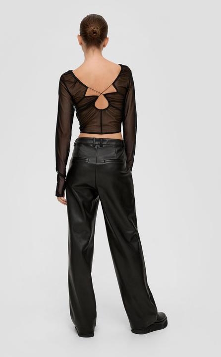 Image du produit S.Oliver T-Shirt Crop-Shirt mit Rücken-Ausschnitt | QS x ELIF (XL)