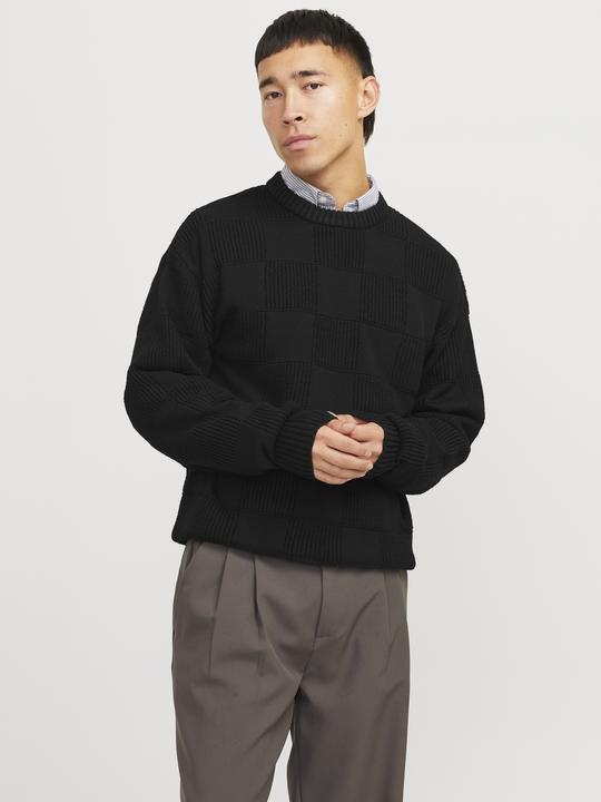 Actual product image Jack & Jones Checked knitted jumper Knitted jumper (M)