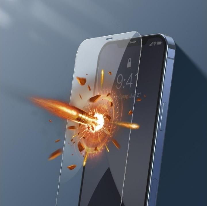 Actual product image Baseus 0.15mm Full Coverage Tempered Glass Film For iP 6.7inch 2020 (Secondary Hardening)(2pcs Pa... (2 pcs., Apple iPhone 12 Pro Max)