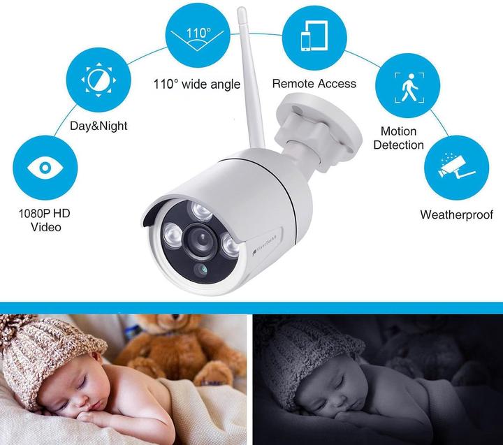 Image du produit VisorTech Système de surveillance sans fil avec écran