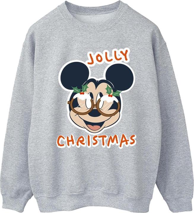 Produktbild Disney Mickey Mouse Jolly Christmas Glasses Sweatshirt (L)
