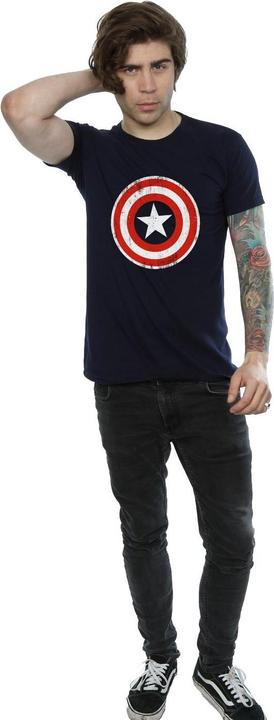 Produktbild Captain America Cracked Shield TShirt (XL)