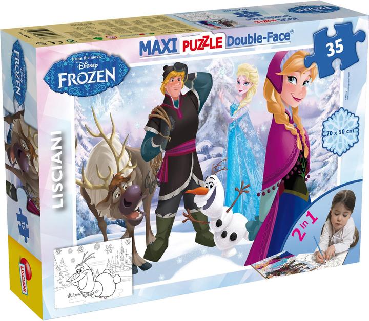 Produktbild Lisciani SPIELE Puzzle Frozen maxi 35 el. - 46867 (35 Teile)