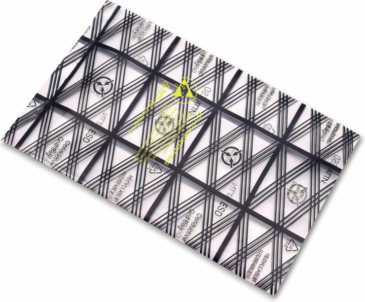 Immagine prodotto Quadrios Sacchetto ESD (L x L) 75 mm x 125 mm conduttivo Codice ESD lettera C 10 S (10 pz.)