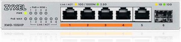 Actual product image Zyxel XMG-105HP (6 Ports)