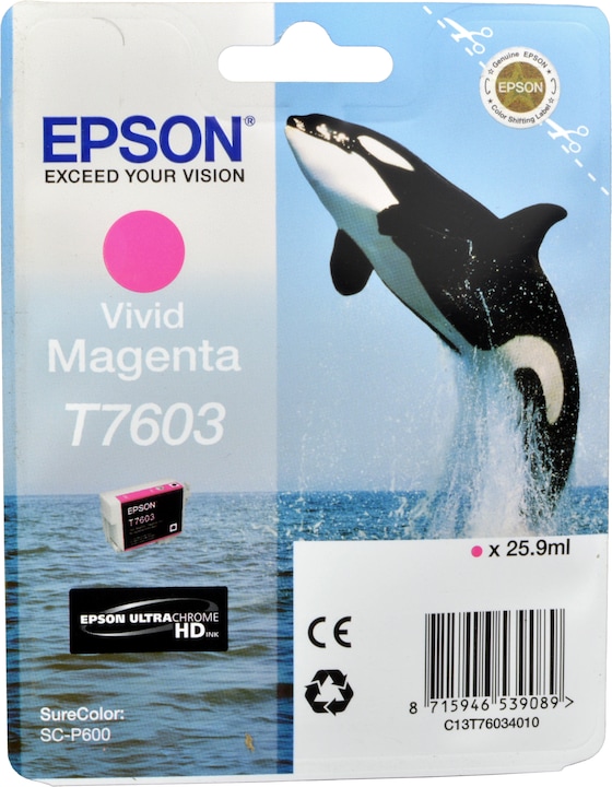 Actual product image Epson T7603, Ultra Chrome HD (M)