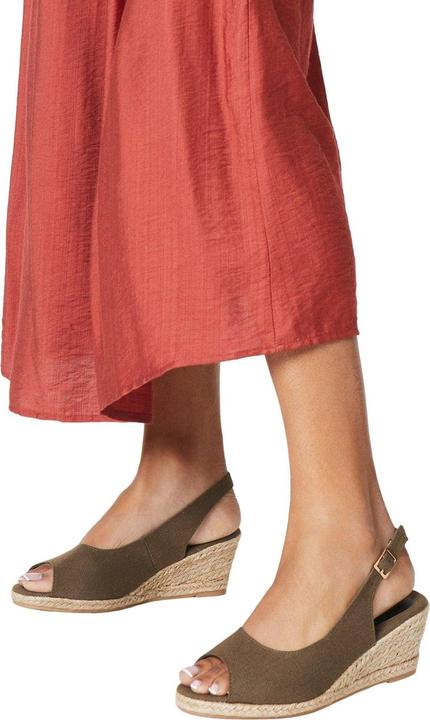 Actual product image Good For The Sole Womens/Ladies Reese Wedge Espadrilles (41)