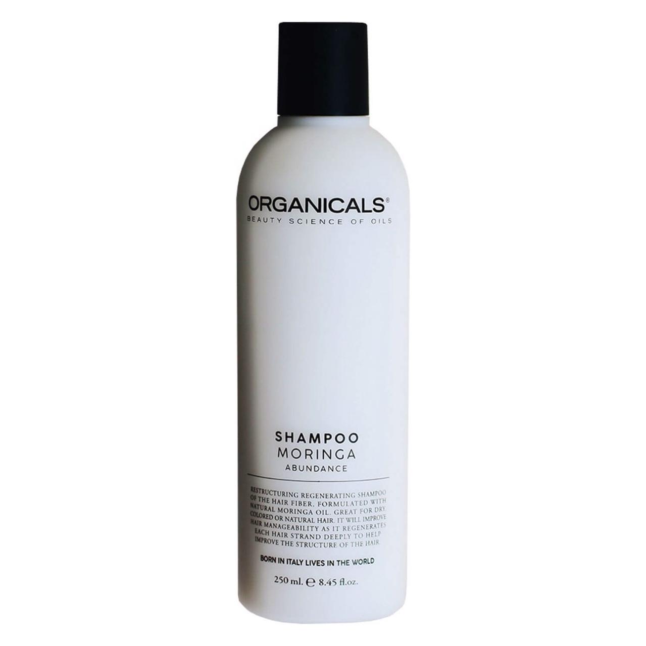 Organicals, Shampoo + Conditioner, Shampoo Haar & Lichaam Moringa (Vloeibare Shampoo, 250 ml)