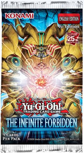 Image du produit Yu-Gi-Oh The Infinite Forbidden Cardboard Blister Pack - 1ère édition -! - FR (Allemand, Pack de boosters)