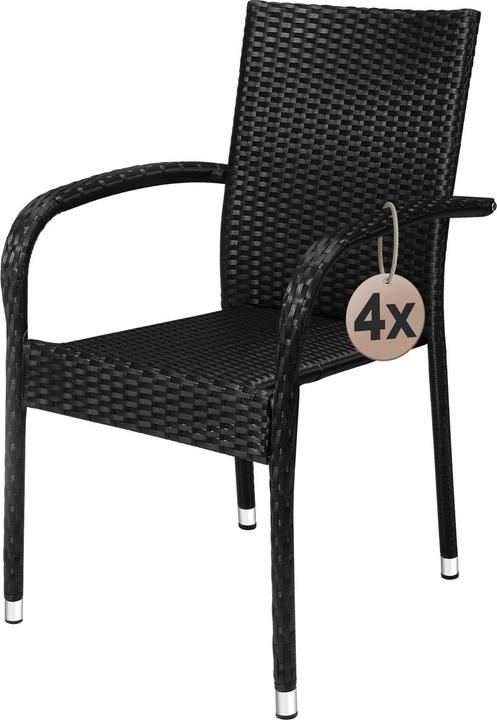 4er Set Schwarz