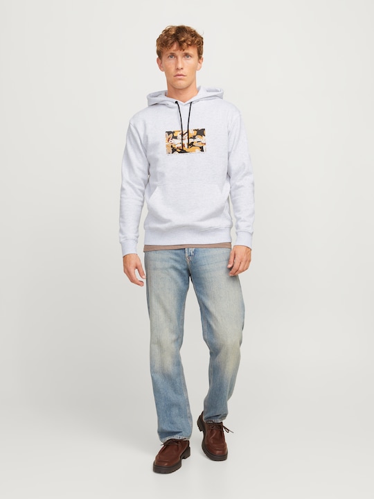 Actual product image Jack & Jones Jorvesterbro Newton Boxfront Sweat Bf Ln (L)