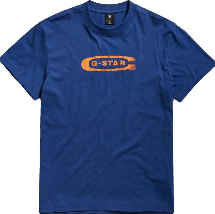 Produktbild G-Star G- Star T-Shirt DISTRESSED OLD SCHOOL LOGO Kurzarmshirt (M)