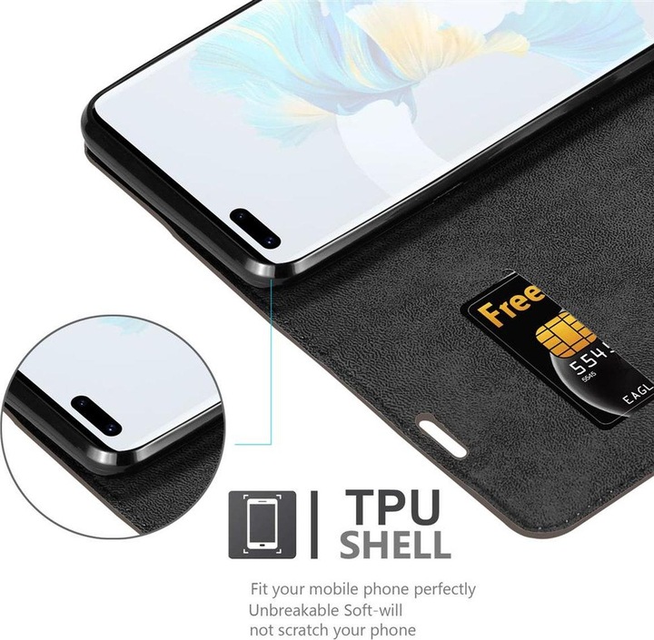 Actual product image Cadorabo Book Invisible Magnet Cover (Mate 40 Pro)