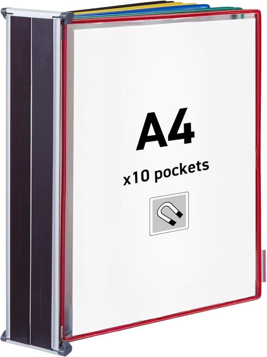 Image du produit Tarifold Support mural pour tableaux blancs 414609 DIN A4 magnétique gris