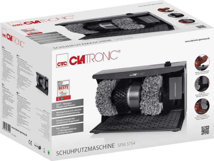 Produktbild Clatronic Schuhputzmaschine SPM 3754 Anthrazit 263944 (200 ml)