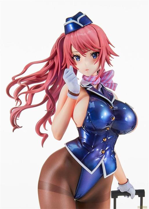Immagine prodotto Vertex Statua originale in PVC del personaggio Tight na Oshigoto Work 3: Assistente di cabina Aya Saionji