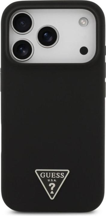 Produktbild Guess - Silicone Triangle Logo MagSafe (GUHMP17XSCTRLMK) - iPhone 17 Pro Max - Black (Apple iPhone 17 Pro Max)