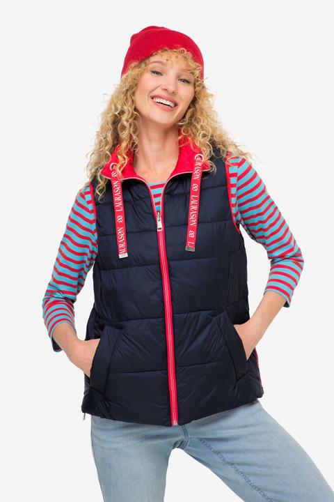 Immagine prodotto Laurasøn Wende-Weste, Stepp, Stehkragen, Zipper, je 2 Taschen (M)
