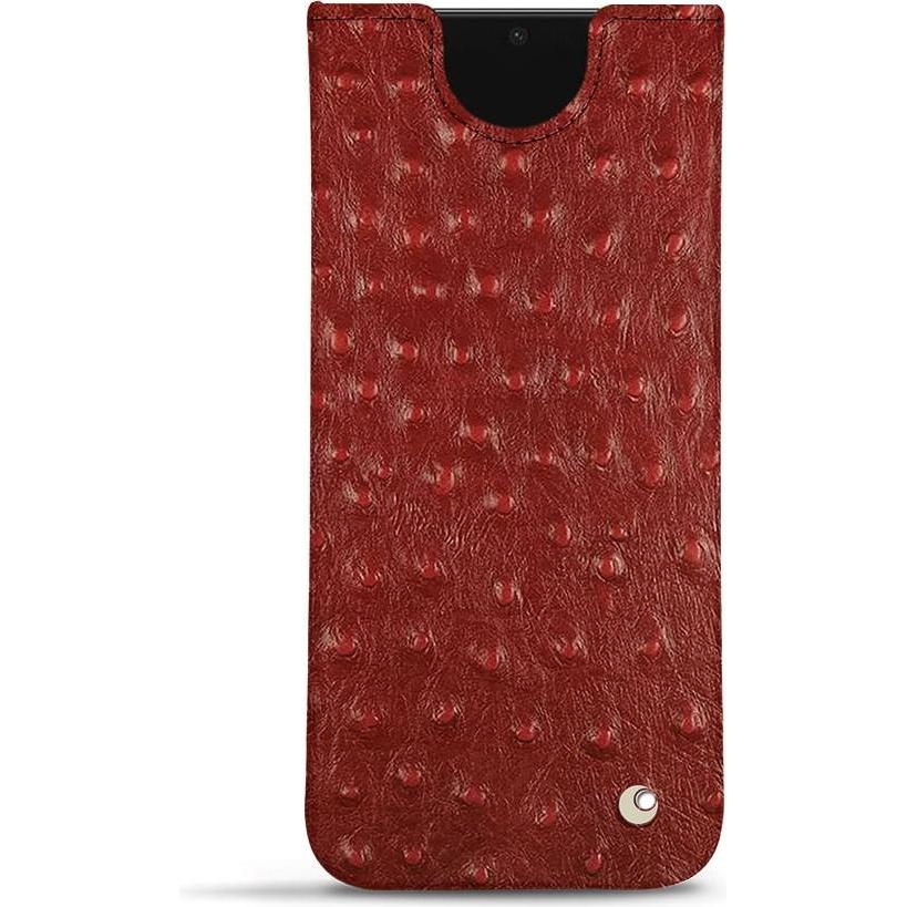 Noreve Lederschutzhülle (Samsung Galaxy S21), Smartphone Hülle, Rot