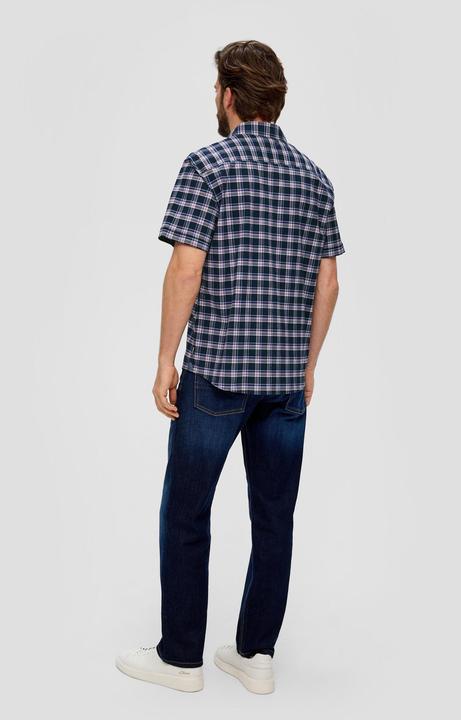 Produktbild S.Oliver Hemd Kurzarmhemd mit Karomuster (S)