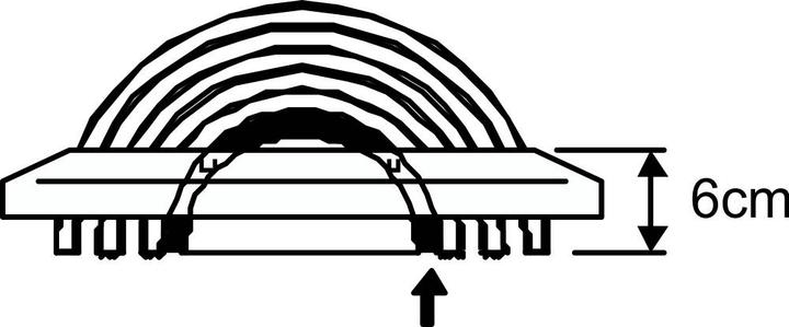 Image du produit BJZ A-9709 Repose-pieds ESD (L x H x P) 540 x 120 x 350mm Noir