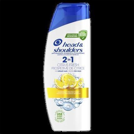 Head & Shoulders 2-In-1 Citrus Fresh Shampoo - 330ml (330 ml, Flüssiges Shampoo)