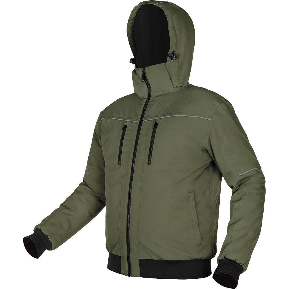 Topex, Arbeitsjacke, Kurtka ocieplana z kapturem OUTDOOR zielona rozmiar XXXL (3XL)