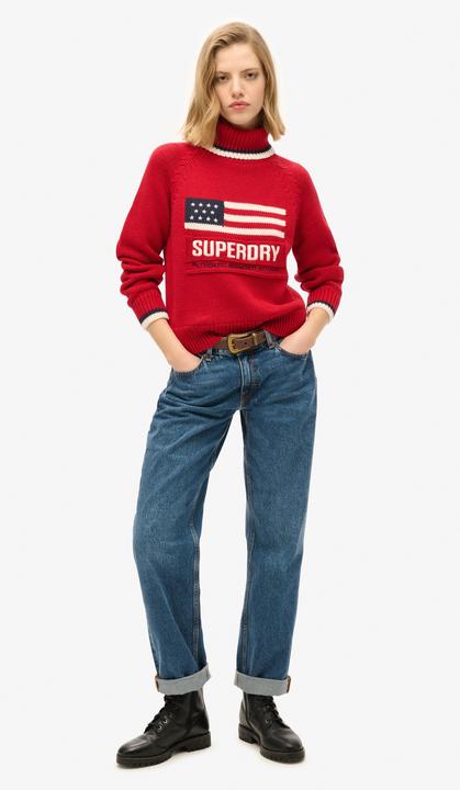 Produktbild Superdry Americana Strickpullover mit Rollkragen (10XL)