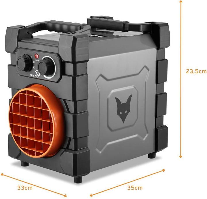 Image du produit Fuxtec Elektroheizer FX-EH2 (2000 W)