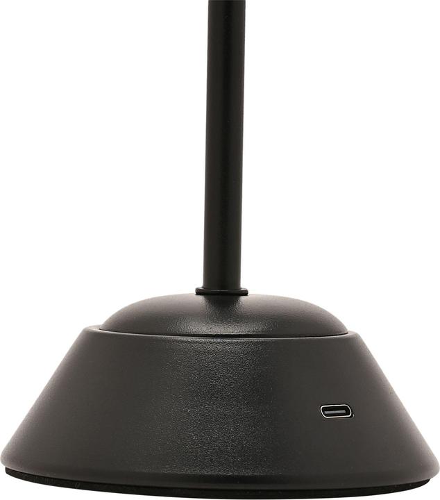 Produktbild Hestia Mattschwarze USB LED TouchTischlampe Medium