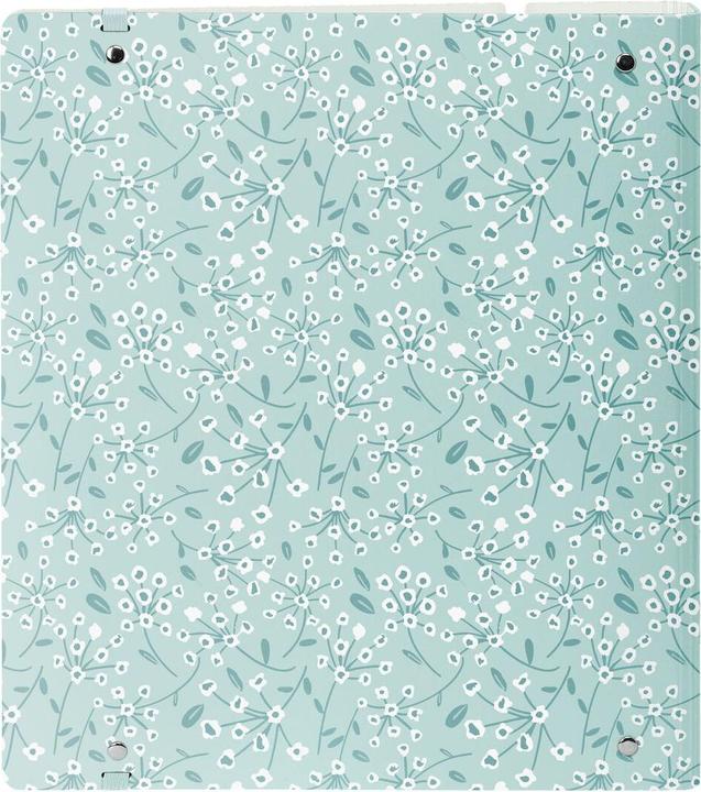 Produktbild Safta Ringbuch Light blue flowers (A4, 35 mm, 1 Stk.)