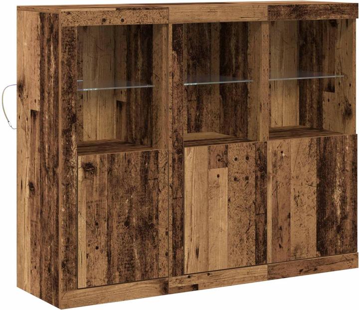 Actual product image vidaXL LED-Sideboard (123 x 37 x 100 cm)