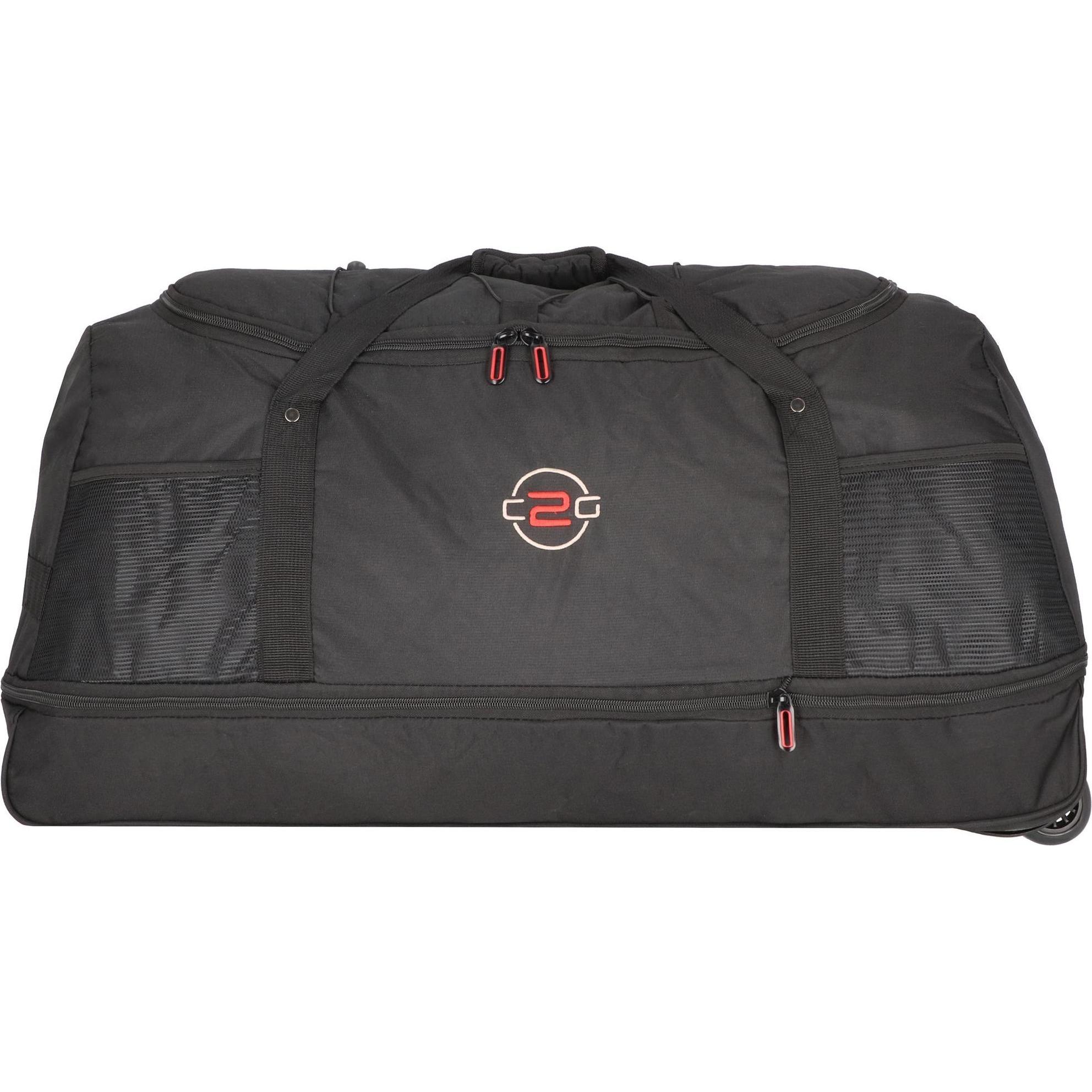 Nowi, Tasche, 2 Rollen Reisetasche 61 cm, Schwarz, (69 l)