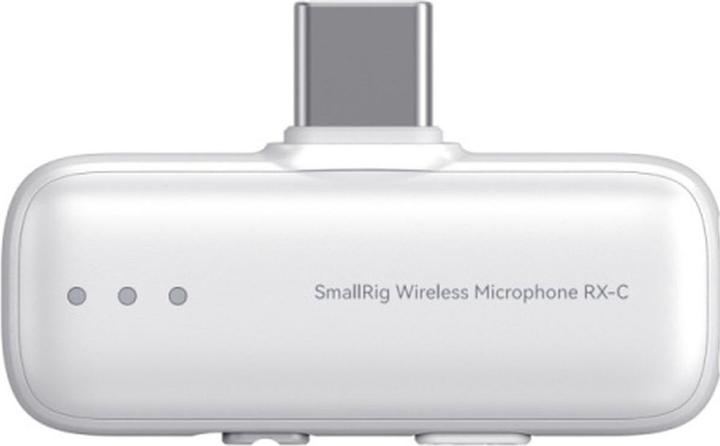 Actual product image SmallRig 5716 S 70 Wireless Microphone with Multi-Device Compatibility (White)