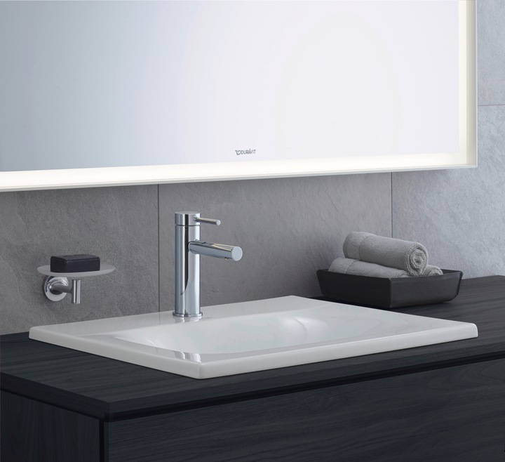 Immagine prodotto Duravit Circle miscelatore monocomando per lavabo M MinusFlow, senza scarico, sporgenza 117 mm, crom