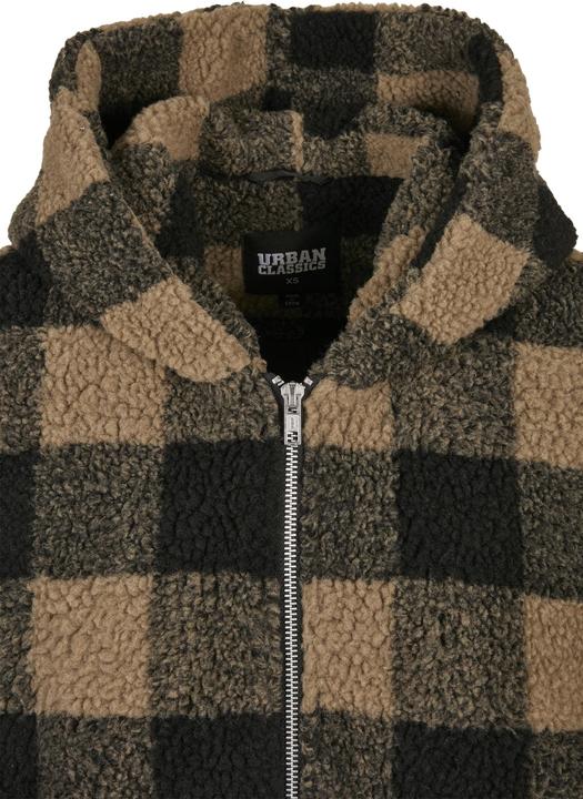 Produktbild Urban Classics Ladies Hooded Oversized Check Sherpa Jacket (XXL)