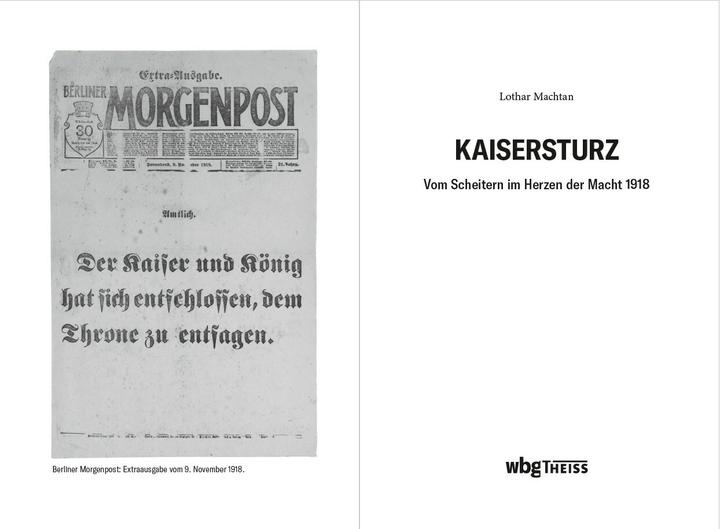 Produktbild Kaisersturz (Deutsch, Lothar Machtan, 2018)