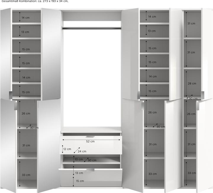 Produktbild Xonox Home Projekt X (228 x 34 x 193 cm)