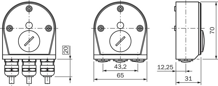 Actual product image Sick Connection adapter AD-ATM60-KA3PR