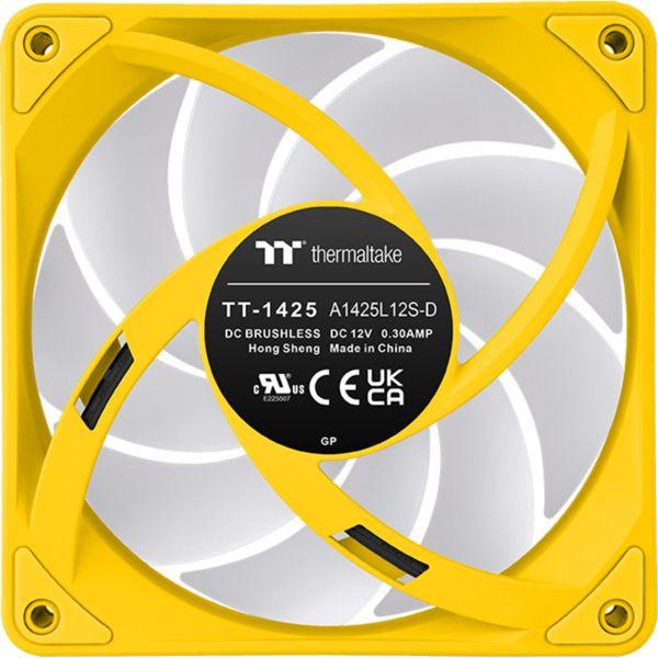 Image du produit Thermaltake TT CT140 EX ARGB Sync PC Cooling Fan 3 Pack Bumblebee (140 mm, 3 x)