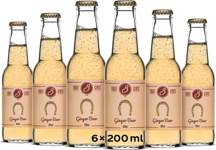 Image du produit Three Cents Bière au gingembre (6 x 20 cl)