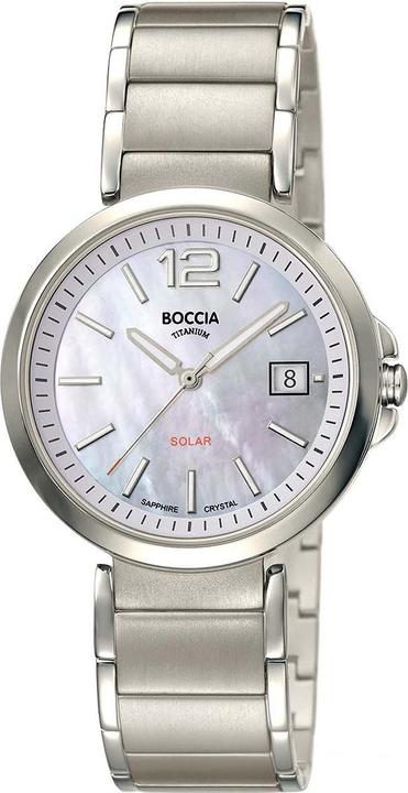 Image du produit Boccia 3332-01 Montre femme Solar Titanium 35mm 5ATM (Montre analogique, 35 mm)